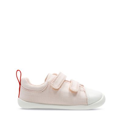 clarks canvas toddler shoes