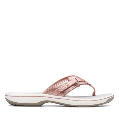 clarks rose gold sneakers