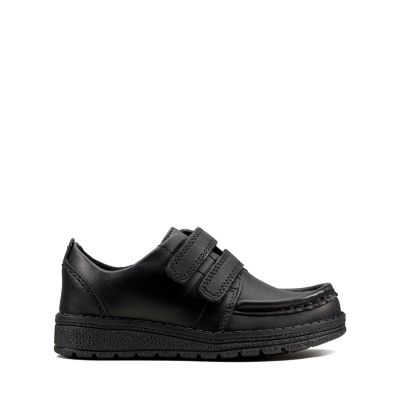 clarks black toddler shoes