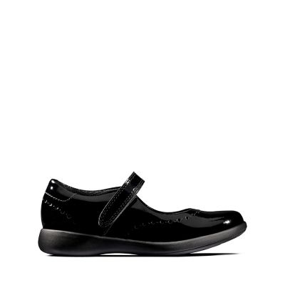 clarks slip on school shoes