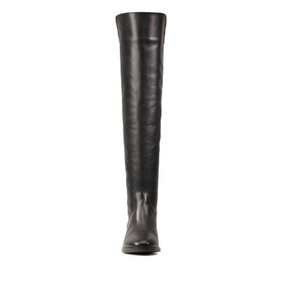 clarks wedge knee high boots