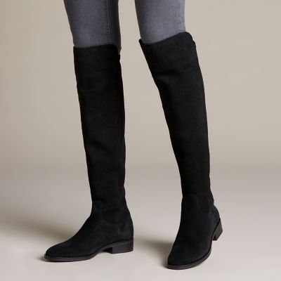 clarks over the knee boots