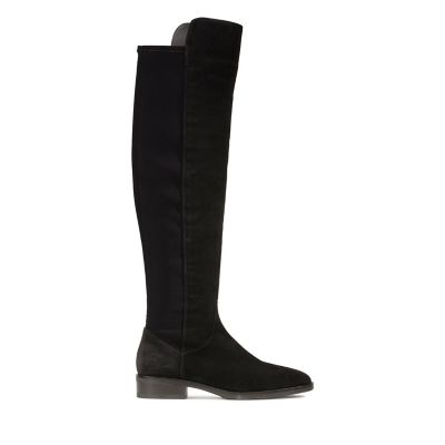 Pure Caddy Black Suede - Womens Boots - Clarks® Shoes Official Site ...