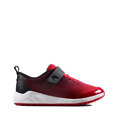 Aeon Pace Kid Red | Clarks