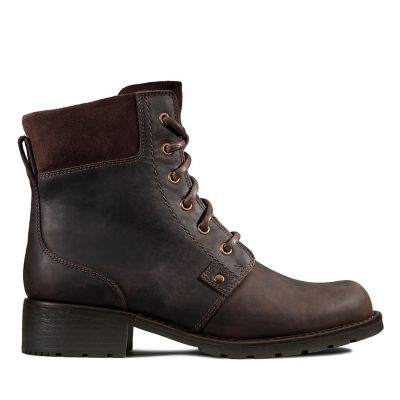 clarks womens brown boots
