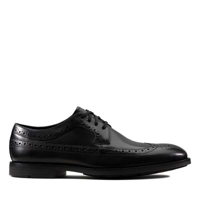 Black Leather Shoes for Men 