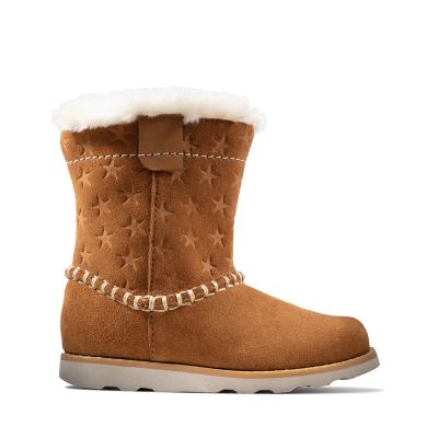 clarks girls winter boots
