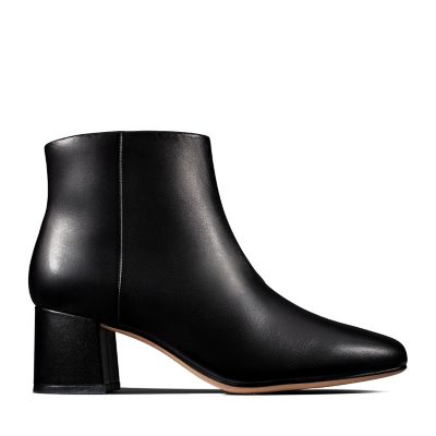 clarks open toe booties