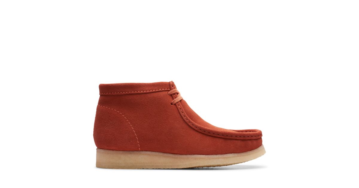 clarks orange shoes