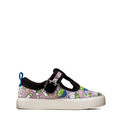 clarks girls canvas