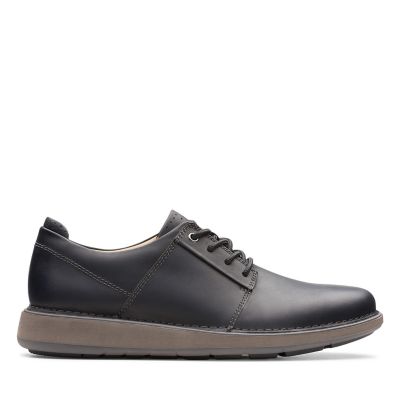 black leather clarks