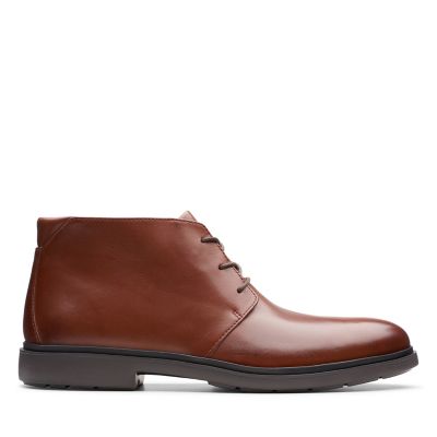 clarks tan leather ankle boot
