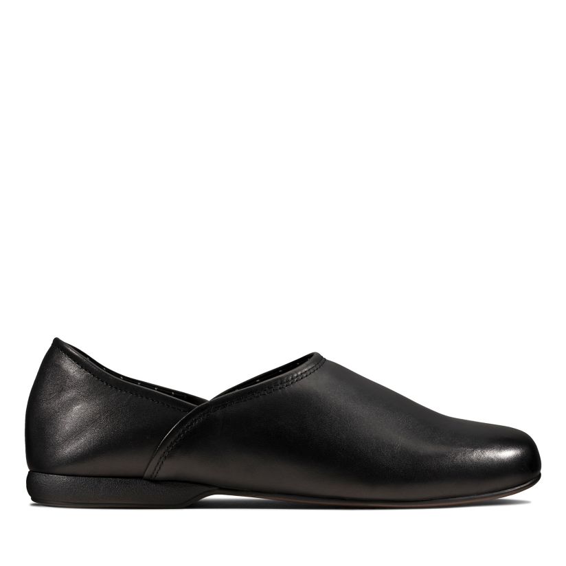 Negligencia obvio Nuez Men's Harston Elite Black Leather Mule Shoes | Clarks