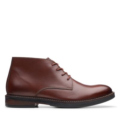 clarks mahogany leather