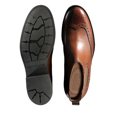 clarks men's ronnie top chelsea boots