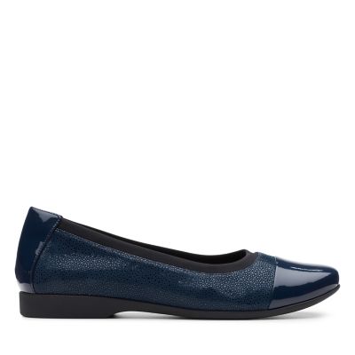 womens navy blue flat dress shoes