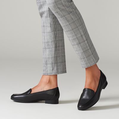 Un Blush Ease Black Leather - Clarks 