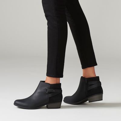 clarks gray boots