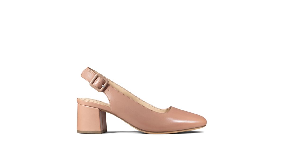 clarks sheer lily leather pumps