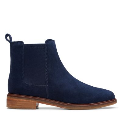 womens navy blue chelsea boots