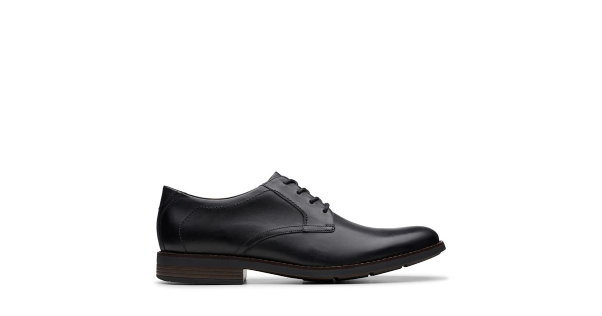 Becken Lace Black Leather | Clarks