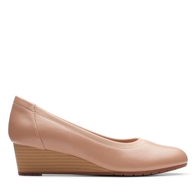 clarks wedge shoes sale