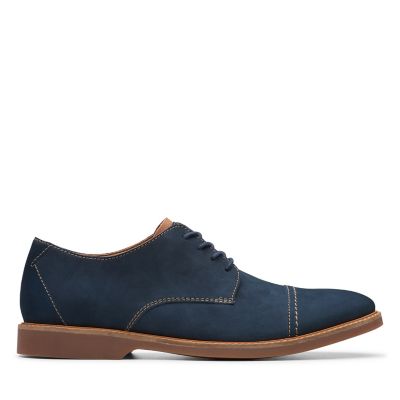 Atticus Cap Navy Nubuck - Mens Shoes 