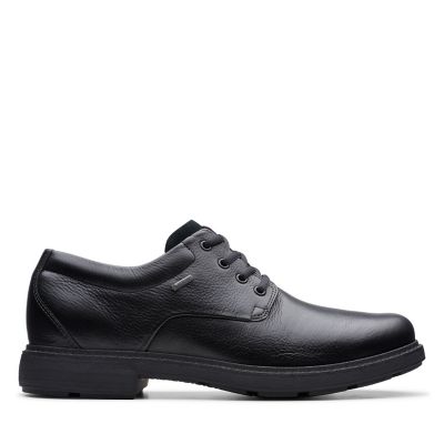 Un Tread Lo GTX Black Leather - Clarks 