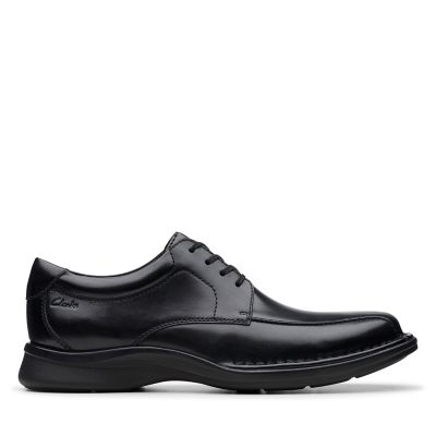 clarks black formal shoes