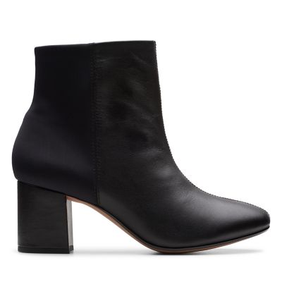 clarks heeled boots