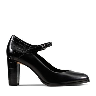 clarks shoes black pumps