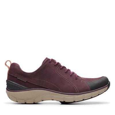 clarks aubergine