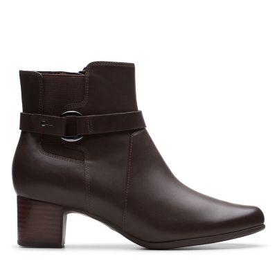 clarks brown ankle boot
