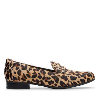 clarks leopard skin shoes