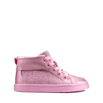 City Oasis H Toddler Pink Sparkle | Clarks