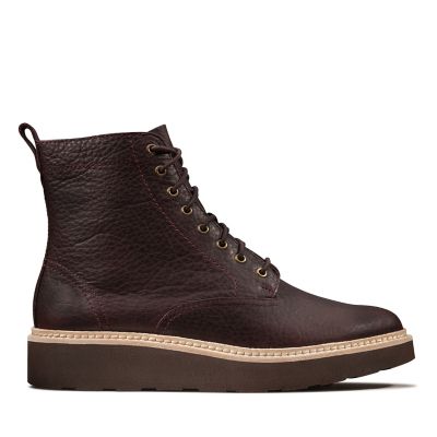 clarks lace up boot