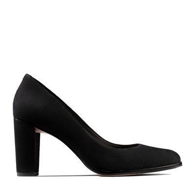 clarks black heels