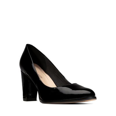 clarks patent court shoes