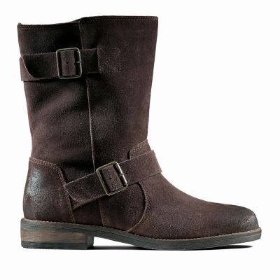 clarks calf length boots