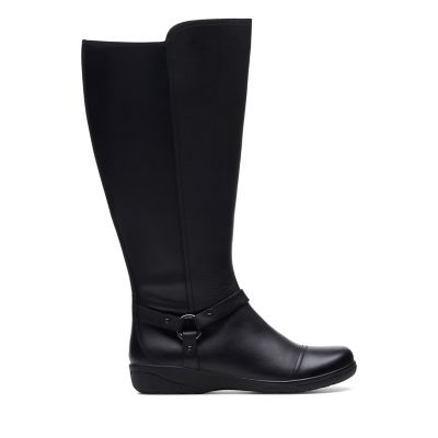 clarks knee high boots