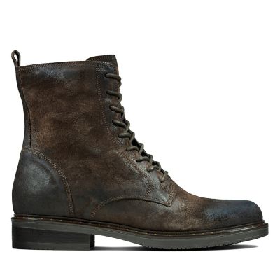 clark lace up boots