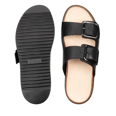 clarks botanic slide black