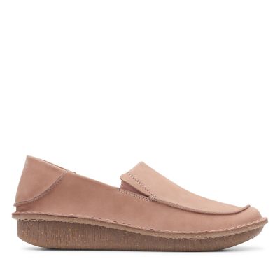 clarks dusty pink shoes