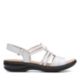 Leisa Janna White Leather - Womens Sandals - Clarks® Shoes Official ...