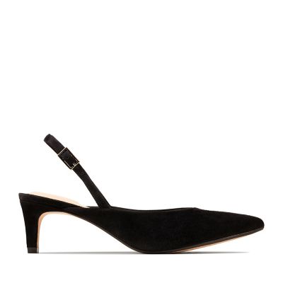 Sling Black Suede - Womens Dress Shoes 
