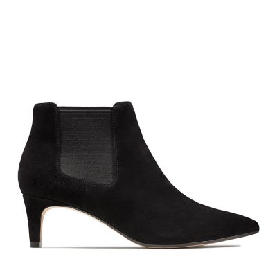 Laina 55 Boot Black Suede | Clarks
