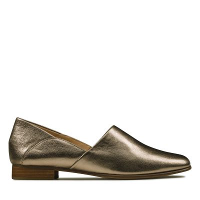 clarks gold shoes