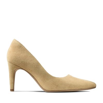 clarks nude court shoes