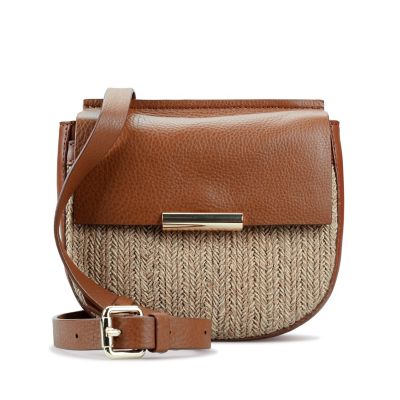 clarks brown leather bag