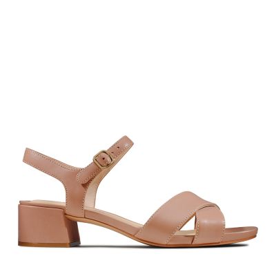 clarks high heel sandals